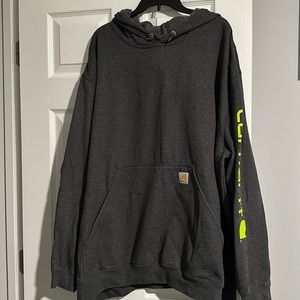 Carhart Hoodie men's big and tall size 4XL gray